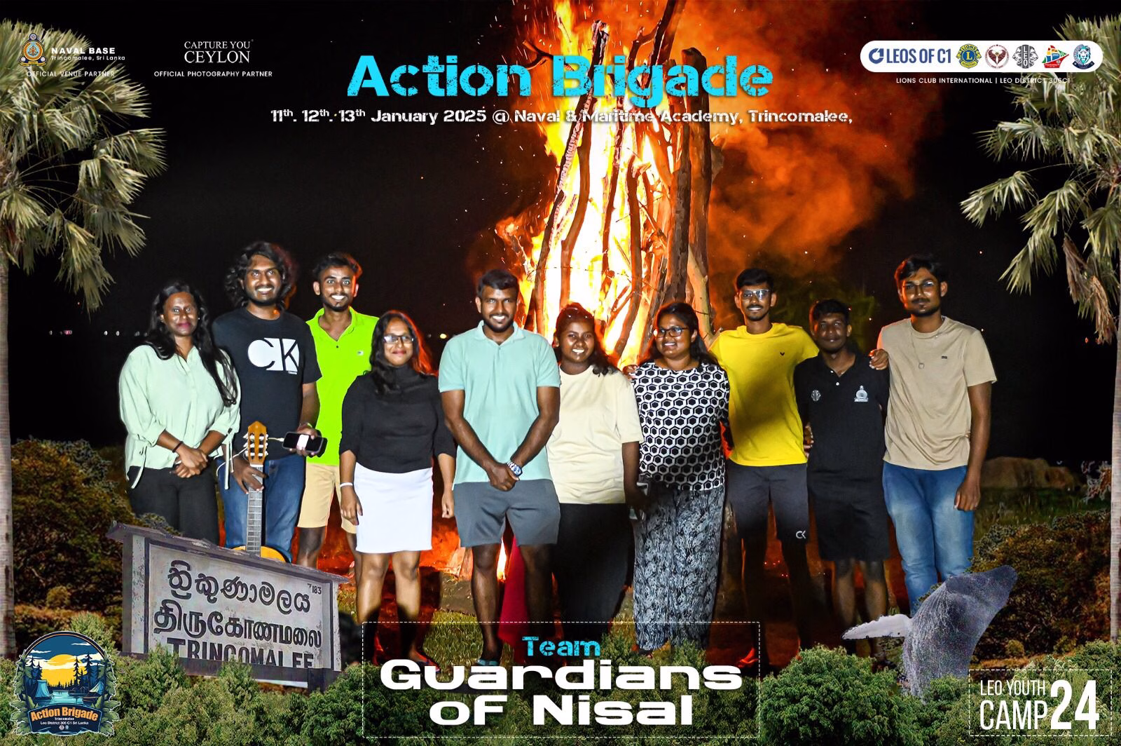 Leo Youth Camp 2025 Action Brigade 6.0 Trincomalee Maritime Academy Team Guardians of Nisal