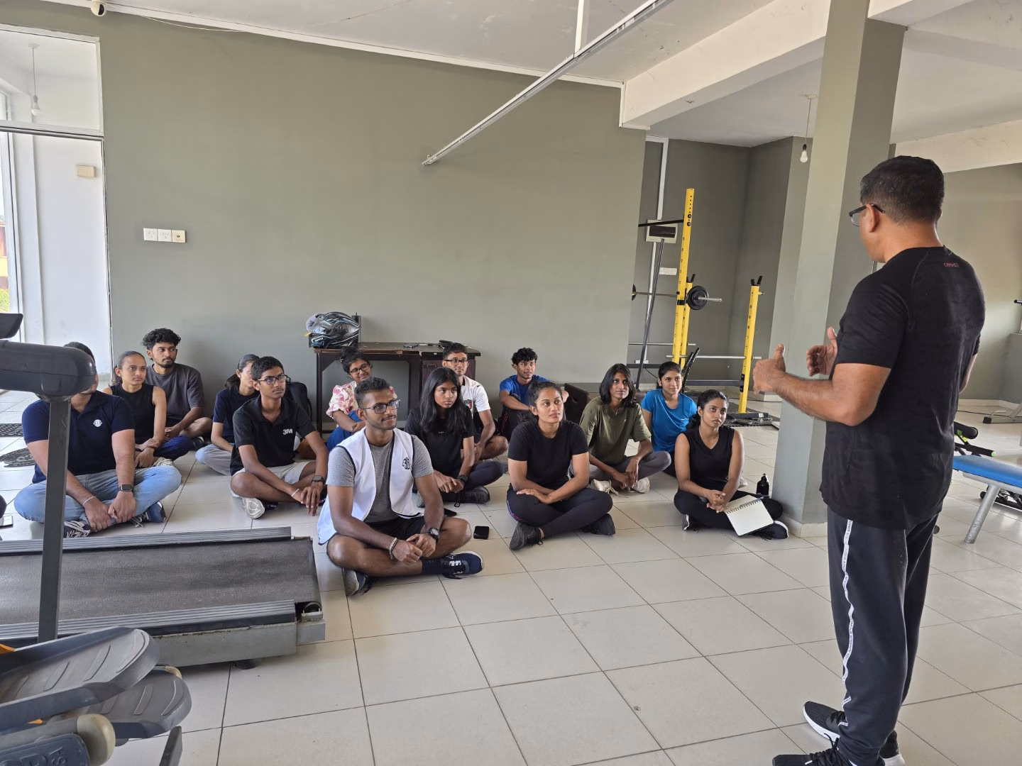 Attendees learning about nutrition and recovery at FitXperience 2025