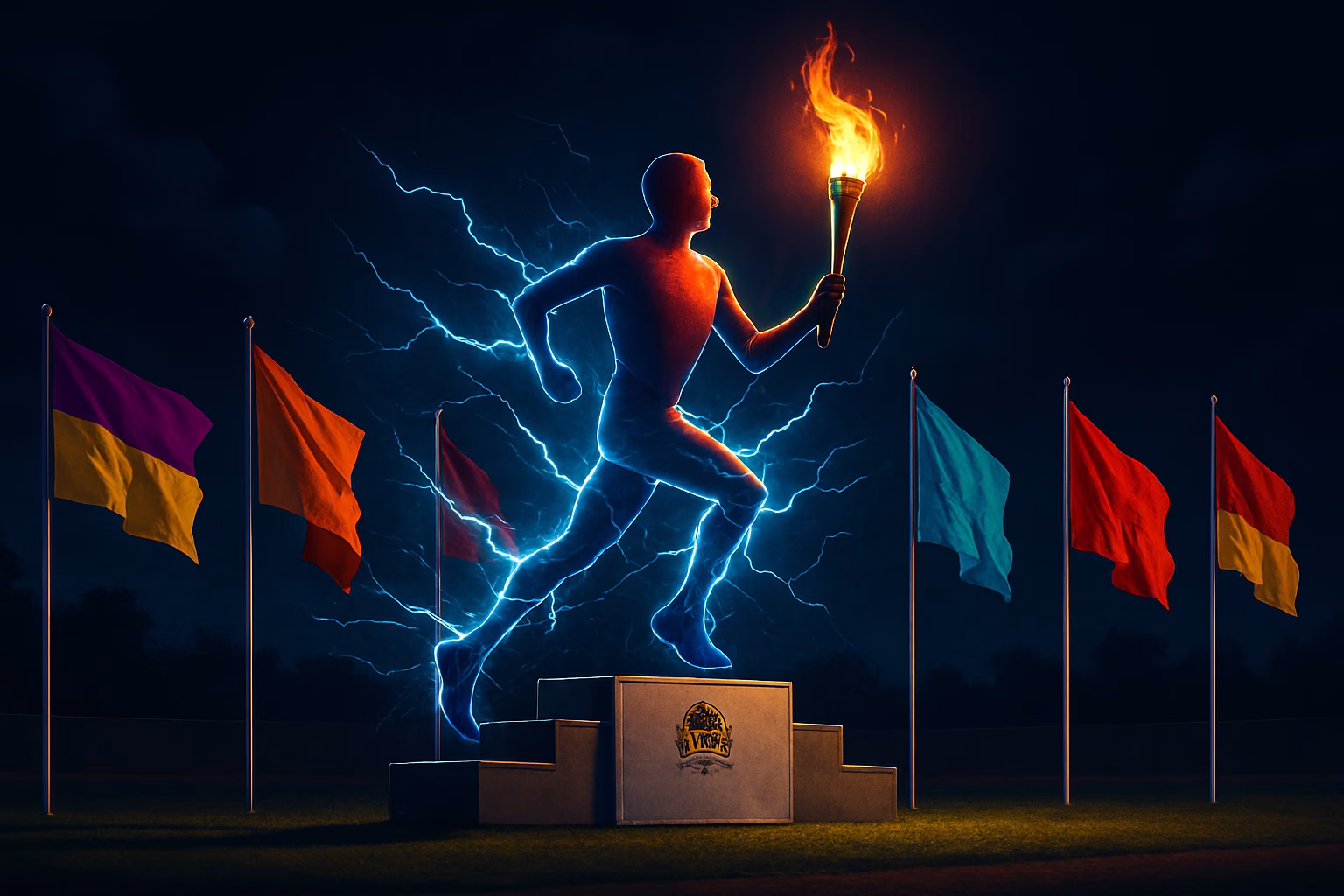 Centerpiece Decoration at Leo Olympics 2025 Celebrating Strength, Spirit, and Empowerment