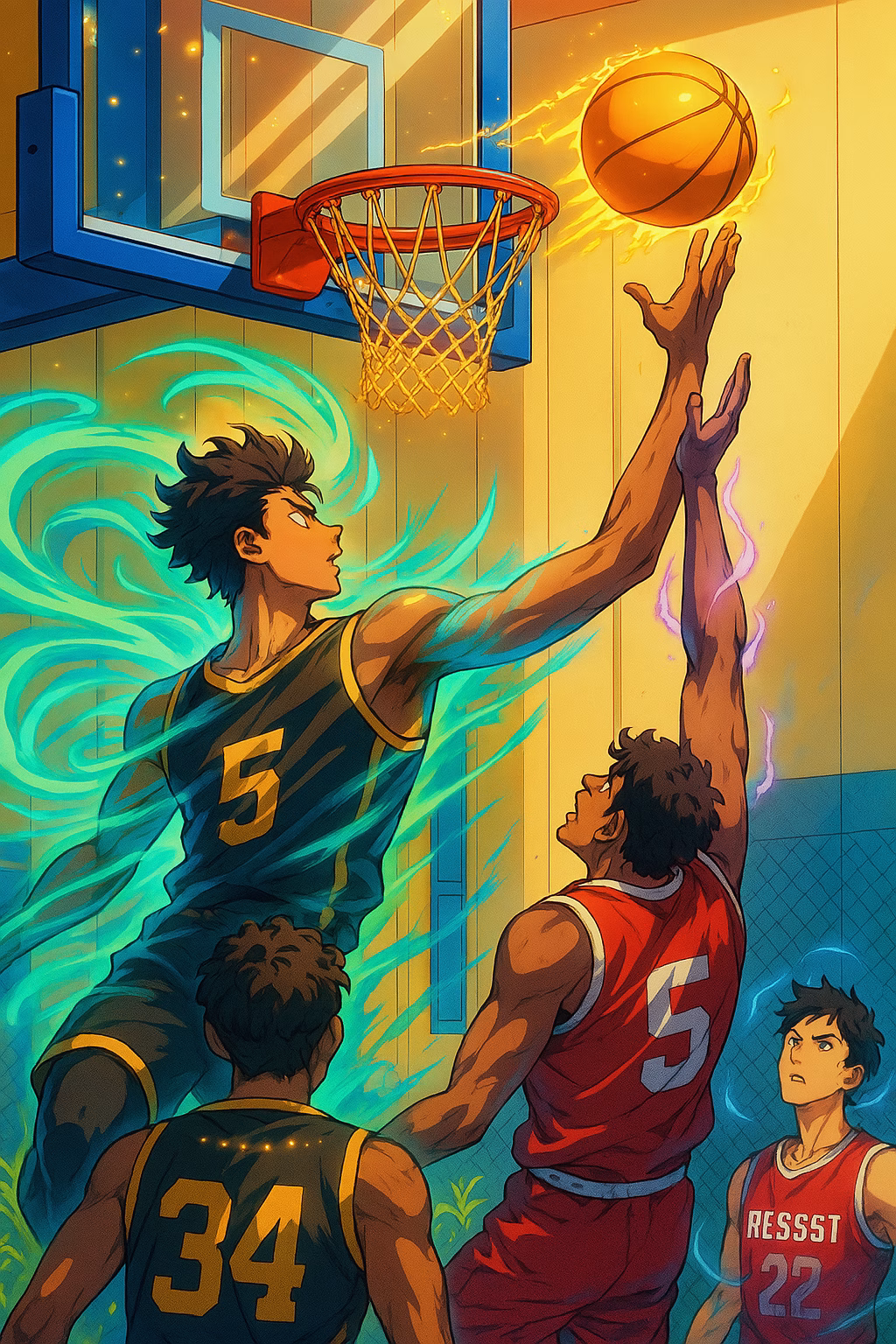 Basketball Dunk at Leo Olympics 2025 Symbolizing Strength, Ambition, and Leo Spirit