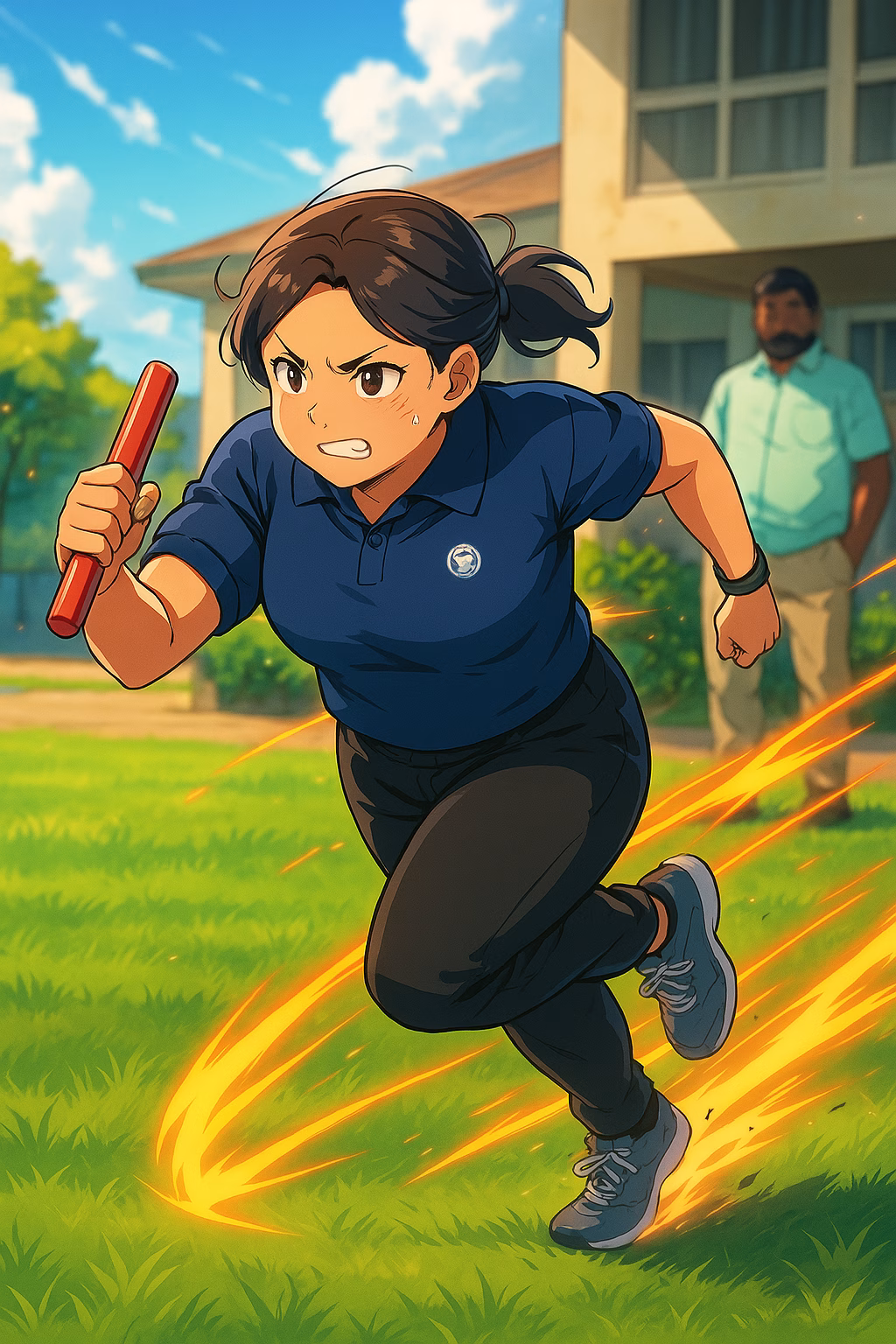 District Leaders Racing Together in Unity at Leo Olympics 2025 ExCo Relay