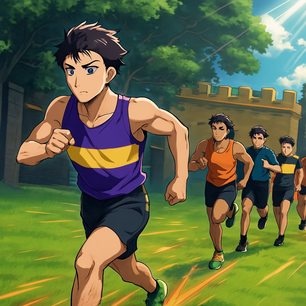 Leo Olympics 2025 Men’s Race Highlighting Courage, Speed, and Leadership Spirit