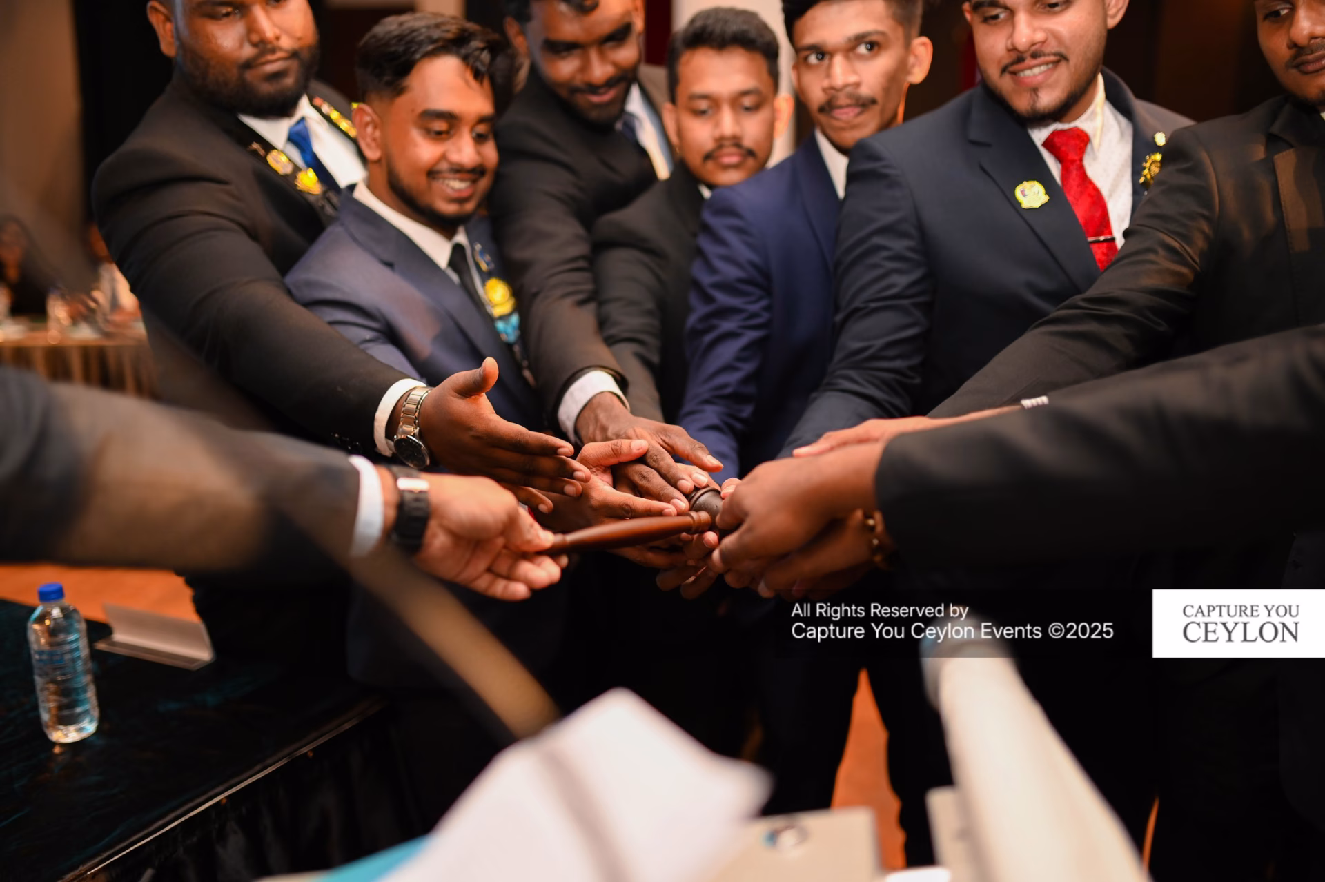 A symbolic moment of unity and responsibility as leadership is formally entrusted during the Inaugural Installation Ceremony of Leo District 306 D6.